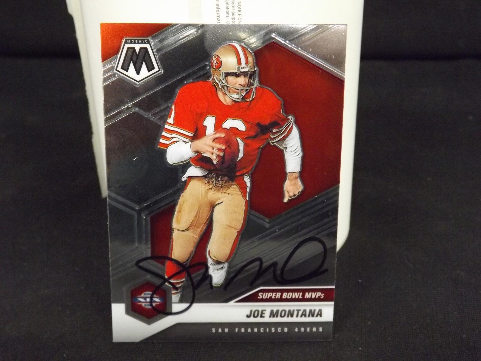 2021 MOSAIC JOE MONTANA AUTOGRAPH COA