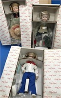 3 Boxed Danbury Mint Shirley Temple Dolls