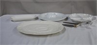 Turkey platter, 16.25", tray, 12", four-section