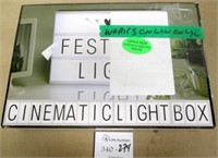 Lightess LED Cinema Light Box w/Letters