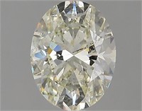 Gia Certified Oval Cut 2.00ct Si2 Diamond