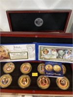 (2) Princess Diana Gold Plated Coin Sets