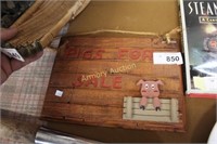 PIGS FOR SALE SIGN