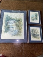 E Hale trio of reproduction prints