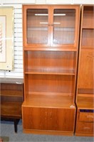 MID CENTURY G PLAN 2 PIECE WALL UNIT; 32"