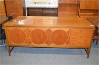 MID CENTURY SIDEBOARD; 72"