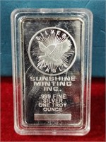 Sunshine Minting Silver Plated Bar