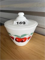 Fireking Apple Grease Jar U233