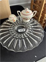 Serving Plate, Sugar & Salt U233