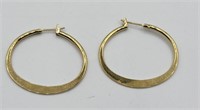 14k Yellow Gold Pierced Earrings 3.8g