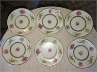 6 Vintage 9" Bavarian Plates