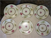 6 Vintage 9" Bavarian Plates