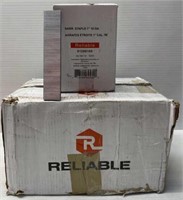 Case of 40000 Reliable18 Gauge Crown Staples NEW