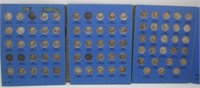 Mercury silver dime booklet, 73 coins