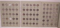 Mercury silver dime booklet, 76 coins