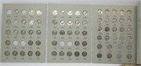 Mercury silver dime booklet, 72 coins