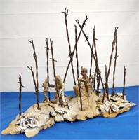 Clay Art Sculpture "Shaman Magic"