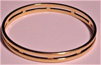 MONET Gold-Tone Slip On Bracelet.