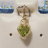 14K  Peridot(0.5ct) Pendant