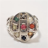 $140 Silver Gemstone Ring