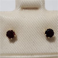 $100 14K  Garnet Earrings