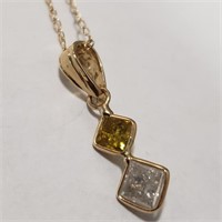 $1800 14K  Diamond(0.53ct) Necklace
