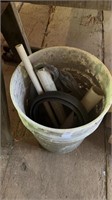Bucket of Assorted Pipe
