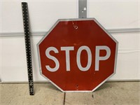Metal Stop Street Sign