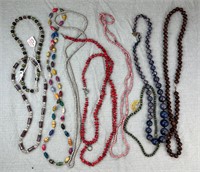 Assorted Beaded Jewelry Necklaces