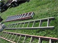 20? ft aluminum extension ladder (middle)