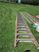 12ft louisville Fiberglass step ladder (left)