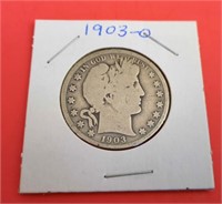 1903-O Barber 50 Cent Coin