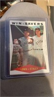 1960 Topps Win Savers Lown & Staley