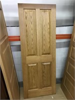 4-Panel Solid Door Slab 30"x80"