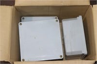(3) NEW 9"X9"X4" ELECTRICAL ENCLOSURE