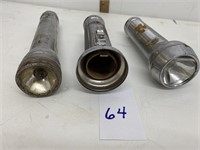 3 Vintage Flashlight