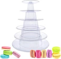 HQCHOOSE Macaron Tower Stand 8 Tier 4" - 13"