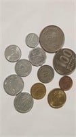 12 DIFFERENT COINS OF ISRAEL FROM 1950s+GIFT!! IS4
