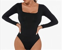 New (Size M) Women's Long Sleeve Bodysuit Sexy
