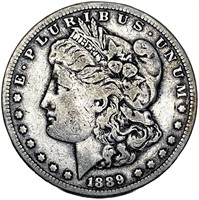 1889-CC Morgan Silver Dollar