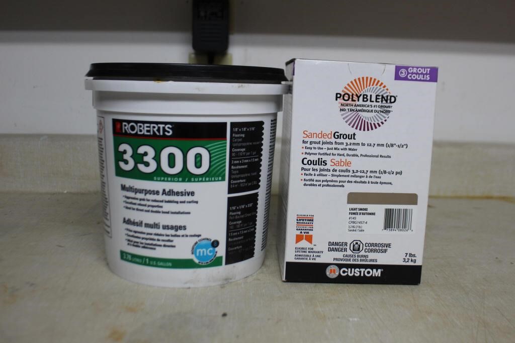 Roberts 3300 Multipurpose adhesive and Poly Blend
