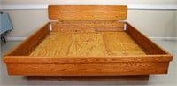 Oak Queen Platform Bed
