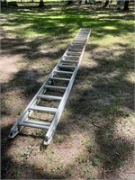 Werner 40 ft aluminum extension ladder
