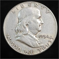 1954 Franklin Half Dollar