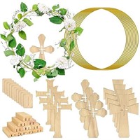 **READ DESC** 30 PCS Standing Wooden Cross Baptism