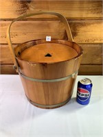 Wooden Sewing Bucket