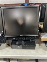 DELL COMPUTER, MONITOR AND KEYBOARD