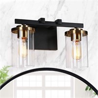 Zevni 14in. 2-Light Vanity Light  Glass Shade