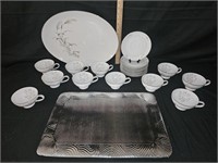 Vintage Narumi Fine China Platter, (11) Tea
