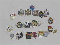 Twenty Assorted Vtg Balloon Fiesta Pins